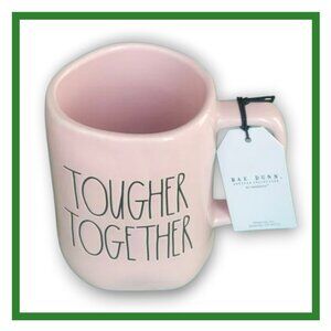 Rae Dunn "Tougher Together" Pink 16oz Ceramic Mug